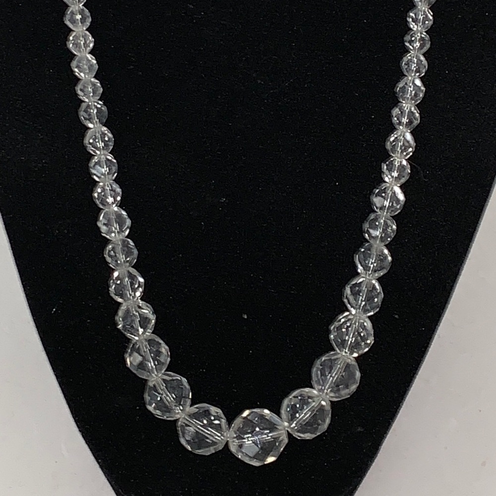 Antique Lead Crystal Necklaces